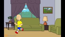 Caillou drinks beer and gets grounded