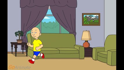 Caillou drinks beer and gets grounded