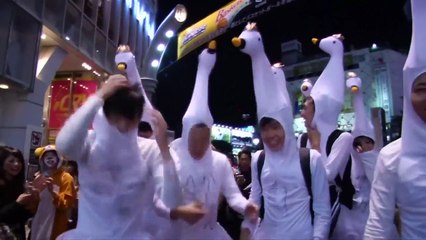 Halloween Parade Hits In Tokyo