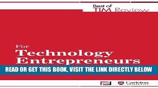 [Free Read] Best of TIM Review for Technology Entrepreneurs Full Online