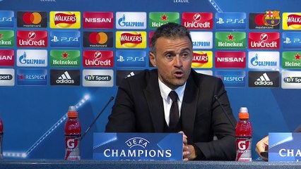 Luis Enrique: “We played a great 40 minutes”