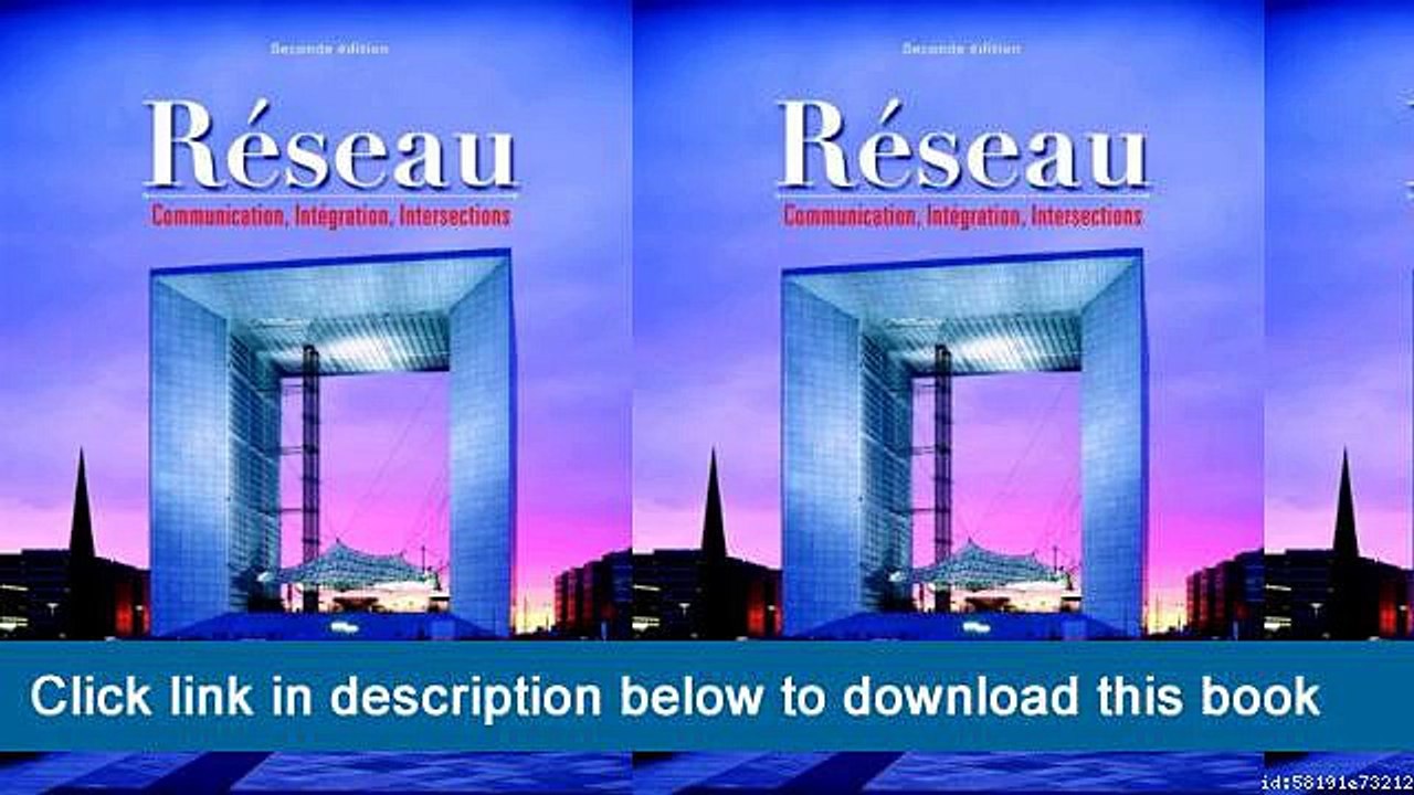 ]]]]]>>>>>[eBooks] Reseau: Communication, Integration, Intersections, 2nd Edition