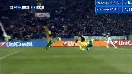 2-3  Mesut Ozil Most Great Tricky Gol De  HD Ludogorets 2-3  Arsenal 01.11.2016 HD