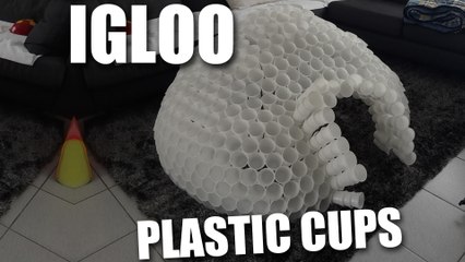 Build an Igloo with plastic cups - short version