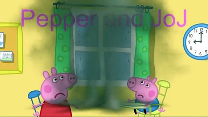 Peppa Pig Ytp| Pepper and Joj get eaten by a tornado