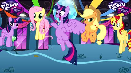 My Little Pony Equestria girl Transforms MLP Mane 6 Coloring book Color swap Learn colors for kids