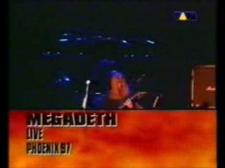 megadeth holy wars live