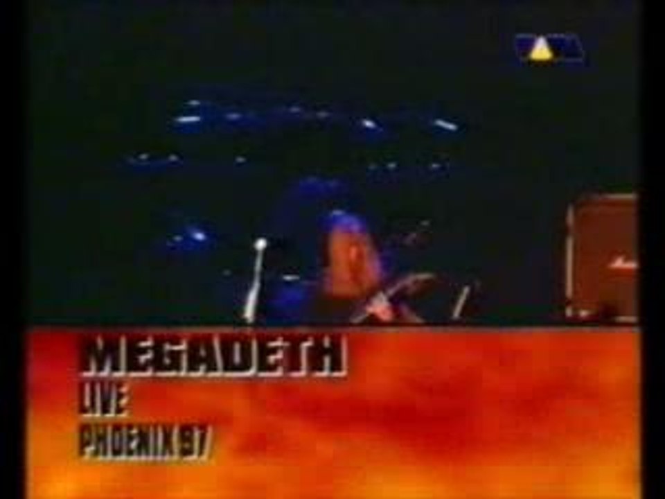 megadeth holy wars live