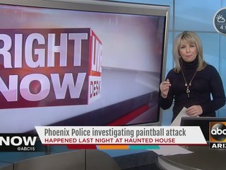 Paintball attack on Halloween night investigated by Phoenix police