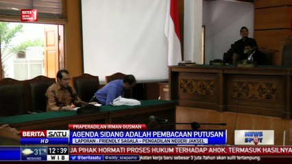 Praperadilan Irman Gusman Agendakan Pembacaan Putusan