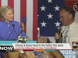 Hillary Clinton, Tim Kaine, Mike Pence visiting Phoenix, Mesa