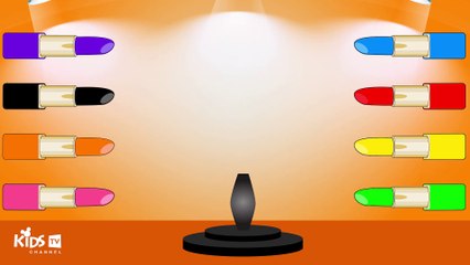 Learn Colors with Lipstick Learn colours for Kids Children Toddler