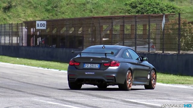 2016 BMW M4 F82 GTS Doing Donuts Burnouts & Tyre Smoking Launch!!