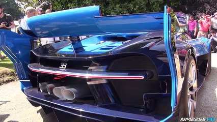 Bugatti Vision GT HUGE Exhaust Sounds - LOUD Revs, Driving, Start Up & Loading Into a Truck!