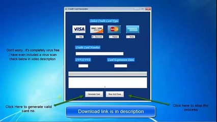 [NEW] Legit Credit Card Number Generator 2017.