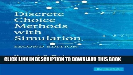 [READ] EBOOK Discrete Choice Methods with Simulation ONLINE COLLECTION