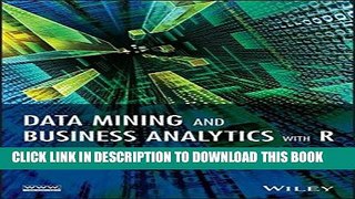 [READ] EBOOK Data Mining and Business Analytics with R ONLINE COLLECTION