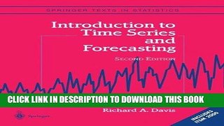 [FREE] EBOOK Introduction to Time Series and Forecasting (Springer Texts in Statistics) ONLINE