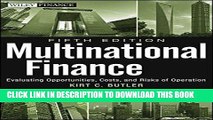 [BOOK] PDF Multinational Finance: Evaluating Opportunities, Costs, and Risks of Operations New