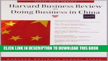 [READ] EBOOK Harvard Business Review on Doing Business in China (Harvard Business Review Paperback