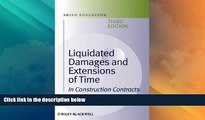Big Deals  Liquidated Damages and Extensions of Time: In Construction Contracts  Best Seller Books
