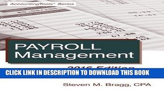 [FREE] EBOOK Payroll Management: 2016 Edition BEST COLLECTION