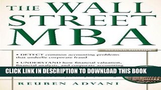 [READ] EBOOK The Wall Street MBA, Second Edition ONLINE COLLECTION