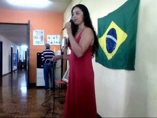 Karin Gama  no Café com Poesia - 81º Edição