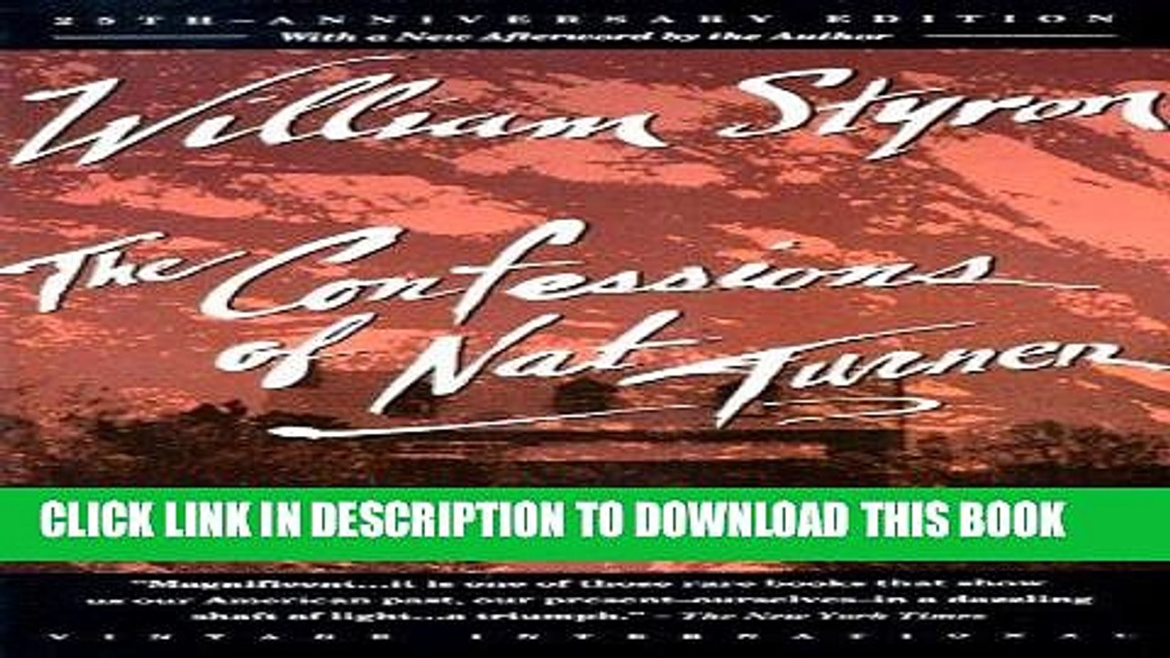 [DOWNLOAD] PDF The Confessions of Nat Turner New BEST SELLER