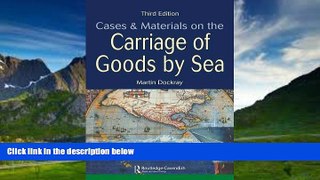 Books to Read  Cases and Materials on the Carriage of Goods by Sea  Full Ebooks Best Seller