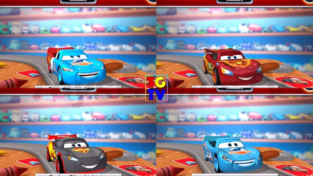 Disney Pixar Cars Lightning McQueen Transforming _ Cars Daredevil Garage-kids toys games