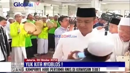 Kampanye Hari Pertama Anies Baswedan di Kawasan Tebet