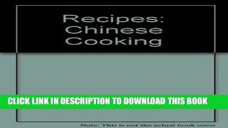 [New] Ebook Recipes Chinese Cooking Free Online