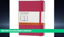 FAVORITE BOOK  Moleskine Classic Notebook, Pocket, Ruled, Magenta, Hard Cover (3.5 x 5.5)