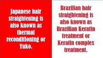 Difference between Japanese and Brazilian Hair Straightening    Japanese VS  Brazilian Hair Straight