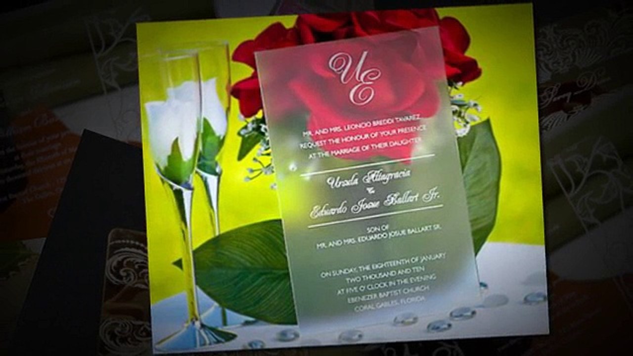 Acrylic Invitations