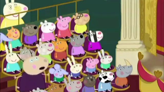 Top Peppa Pig English Episodes - Mr Potatos Christmas Show - Madame Gazelles Leaving Party