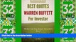 Big Deals  Warren Buffett : Best Quotes for investor: Wake up your inner investor soul (best