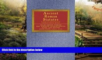 Full [PDF]  Ancient Roman Statutes: A Translation With Introduction, Commentary, Glossary, and