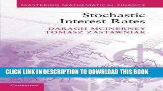 [READ] EBOOK Stochastic Interest Rates (Mastering Mathematical Finance) ONLINE COLLECTION