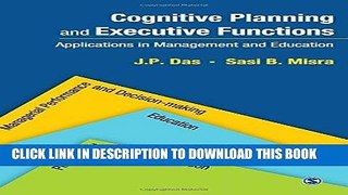 [PDF] Cognitive Planning and Executive Functions: Applications in Management and Education Full