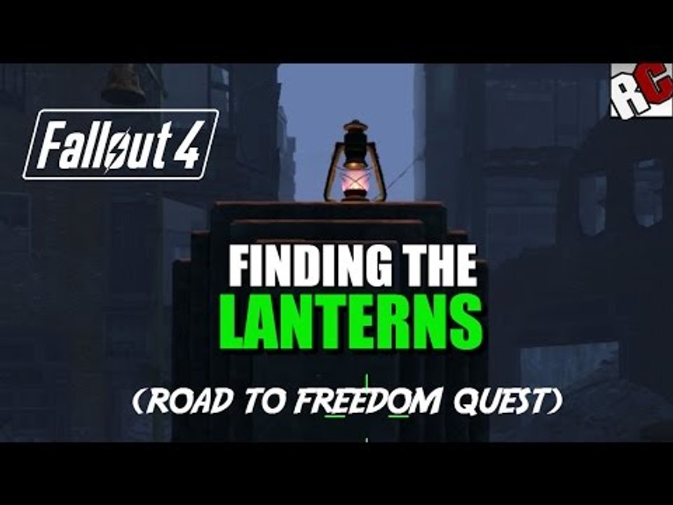 Fallout 4 - How to find Lanterns for 'Road to Freedom Quest' - Lamp Guide for Railroad Quest