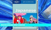 READ THE NEW BOOK Japanese (Lonely Planet Phrasebooks) READ EBOOK