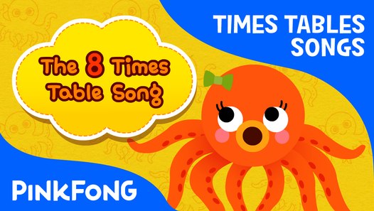 The 8 Times Table Song | Count by 8s | Times Tables Songs | PINKFONG ...