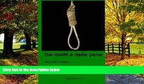 Big Deals  Dei delitti e delle pene (Italian Edition)  Best Seller Books Most Wanted