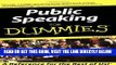 [READ] EBOOK Public Speaking For Dummies ONLINE COLLECTION