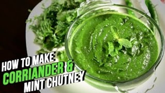 How To Make Coriander Mint Chutney | Easy Recipe By Ruchi Bharani | Basic Cooking