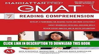 [FREE] EBOOK GMAT Reading Comprehension (Manhattan Prep GMAT Strategy Guides) BEST COLLECTION