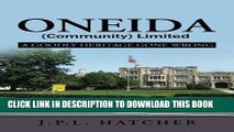 [New] Ebook Oneida (Community) Limited Free Online