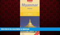 FAVORIT BOOK Myanmar Map (Nelles Maps) 1:1.5M 2011**** (English, French, Italian and German